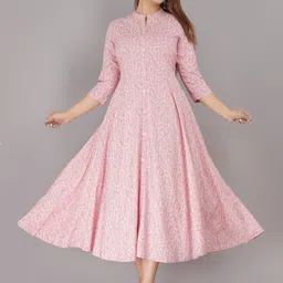 bhagli Women Printed Viscose Rayon Anarkali Kurta-picture-10