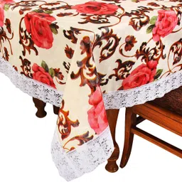casa furnishing PVC 6 Seater Printed Table Cover image 3
