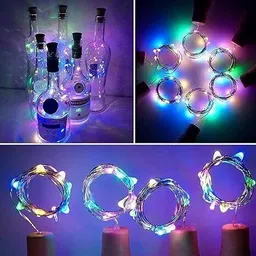 party pack 20 LEDs 2.03 m Multicolor Flickering Bulb Rice Lights image 4