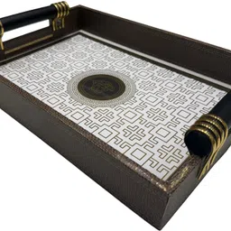 Handcrafted Wooden Tray for Servngs,Wooden Plates, Kitchen & Home (18"x14") Tray Serving Set-image-38