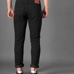 zaysh Men Regular Mid Rise Black Jeans image 2