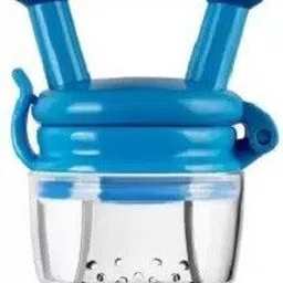 dn brothers Silicone Food/Fruit Nibbler,Soft Pacifier,Teether for Baby, Multicolor - SILICON image 1