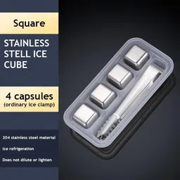 perfect pricee Ice Cubes Multicolor Steel Ice Cube Tray image 5