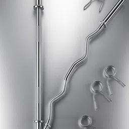 ranrox 20 kg 20 kg PVC GYM KIT WITH 3FT CURL, 3FT STRAIGHT ROD AND Home Gym Combo Home Gym Combo image 2