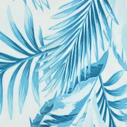 cortina Blue Printed Polyester 15x19 Inches Stretchable Chair Covers (Set of 4) image 4