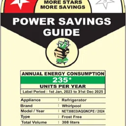 whirlpool 308 L Frost Free Double Door 3 Star Refrigerator image 2