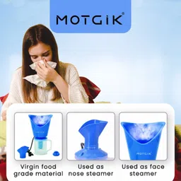 motgik Steam Vaporizer, Nozzle Inhaler, Facial Sauna, and Facial Steamer Machine Mini Facial Steamer image 3