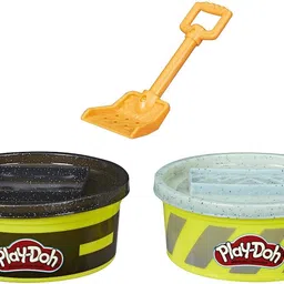 play-doh Wheels Cement and Pavement Buildin' Compound 2-Pack Ages 3 and Up image 2