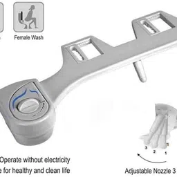 branco Bidet Seat Attachment | Jet Spray for Western Toilet | With Connection Pipe | Bidet Nozzle image 3