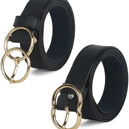 contra Women Formal, Casual, Party Black Artificial Leather Belt-picture-13