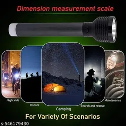 sument Rechargeable LED Flashlights, 5 Modes, Waterproof Flashlights for Emergencies 6 hrs Torch Emergency Light image 5