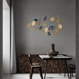 decorativs Branches And Leaves Multicolour Iron Wall Art image 1