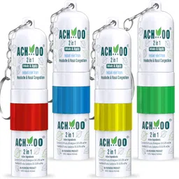 ACH...OO 2 In 1 Inhaler and Roll On Relief from Cold, Cough & Nasal Congestion Vaporizer-image-59