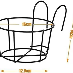 ezzucrafts Set of 4 BASKET/ WALL HANGING PLANT CONTAINER Plant Container Set image 4