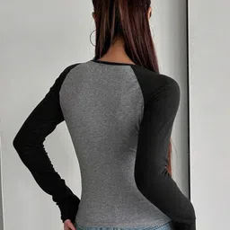 goodtimes Casual Regular Sleeves Solid Women Multicolor Top image 2