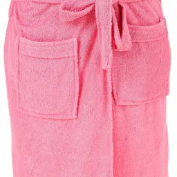comfortlooms Pink Free Size Bath Robe image 4