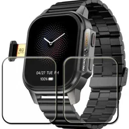KHWABEEDA Tempered Glass Guard for FIRE-BOLTT SNAPP 4G WATCH SCREEN GUARD-picture-10