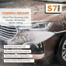 shakti technology S7 Pro High Pressure washer 2100 Watts- Pressure 130 Bar with 10 Meter Hose Pipe Pressure Washer image 4