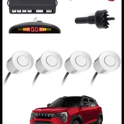 3a featuretail Universal 4 White Reverse Parking Sensor-AP25B377 Universal 4 White Reverse Parking Sensor-AP25B377 Parking Sensor image 1