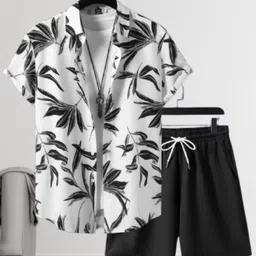 anita fashion Men Night Suit Set Black Printed image 1