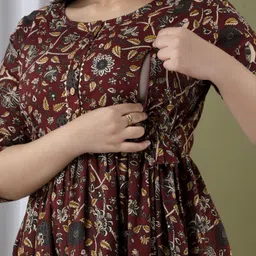 kilangi fashions Women Printed Pure Cotton Anarkali Kurta-picture-23