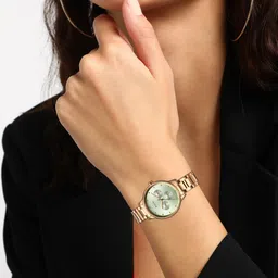 titan Purple Razzle Dazzle Green Dial Stainless Steel Strap Analog Watch - For Women 2648WM09|2648WM09|2648WM09 image 2