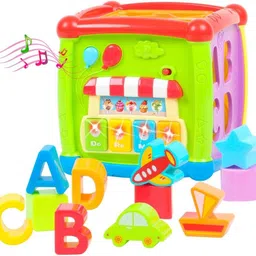 Kids 6 in 1 Multipurpose Activity Play Center-image-18