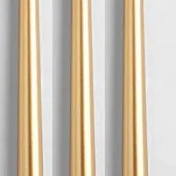 kuber selection Pack of 3 Pcs 9.5 Inch Premium Golden Taper Candles, Spell Candles Candle-picture-24