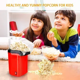 nhouse Instant 1200W Hot Air Popcorn Maker – Oil-Free, Quick & Healthy Snack 1 L Popcorn Maker image 5