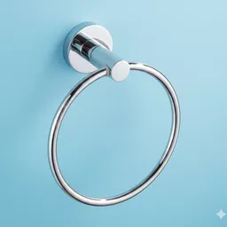 plantora 01 round Silver Towel Holder-picture-47