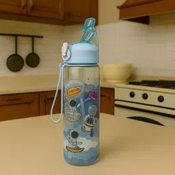 inox Kids Sipper Bottle – Plastic with Straw for School & Travel (Multicolor)” 500 ml Water Bottle-picture-25