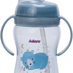 adore Hoop a Loop 2 in 1 Sipper Cup with Handle & Dust Free Cap- Multi Use image 4