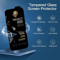 BHIMADA Edge To Edge Tempered Glass for Apple iPhone 13 image 5