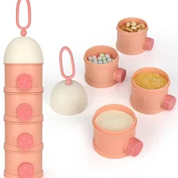 wanqlyn 4-Layer Portable Stackable Baby Formula Dispenser & Milk Powder Container - BPA-Free plastic-picture-27