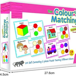 zokato Educational Jigsaw Puzzle Range for Kids (The Colour Matching) image 4