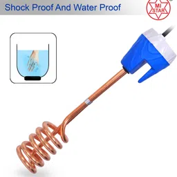 wrixty water proof blue copper 1000 1000 W Immersion Heater Rod image 2