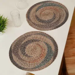Set of 2 Pure Cotton Geometric Print Digitally Printed Table Runners-image-64