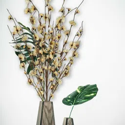 artsy Artificial Flower For Home Decoration Flower Bunch Long Size Stick Stem Beige Sunflower Artificial Flower image 1