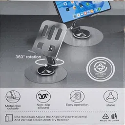 Elysiara 360° Rotating Mobile Stand Mobile Holder image 3