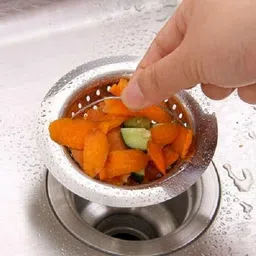 kitchenfest Kitchen Sink Stainless Steel Push Down Strainer image 5