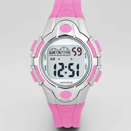 Waterproof Night-Light Alarm Stopwatch Functions Kids 5-12 Years Digital Watch - For Boys & Girls N8502-10X-image-3
