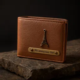 monistry Men Evening/Party, Formal, Trendy, Casual, Ethnic, Travel Tan Artificial Leather Wallet image 2