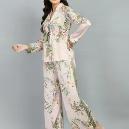 fiorenza Women Shirt & Pyjama set Multicolor Printed image 3