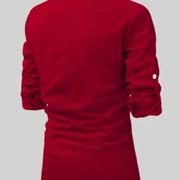 yugnik Men Solid Pure Cotton A-line Kurta image 2