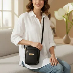 trend store bags Black Women Sling Bag small side sling bag image 4