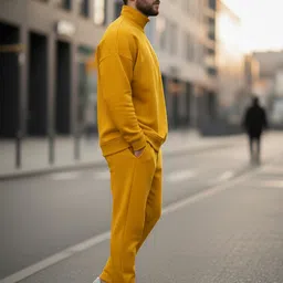 mack jonney Solid Men Track Suit image 2