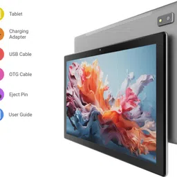 BrightEureka BEU 4 GB RAM 64 GB ROM 10.1 inch with Wi-Fi+4G Tablet (Grey) image 3