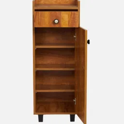 stunica SoleFit 8-Pairs Shoe Cabinet In Tan Finish image 5