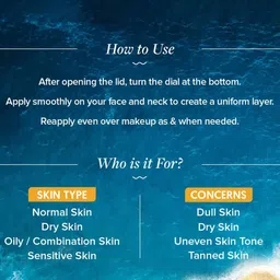 Aqualogica Glow+ Dewy SPF50+ Sunstick with Papaya & Vitamin C - 20g image 2