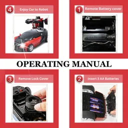 vezimon Auto deformation robot car (NO REMOTE), transformation 2 in 1 robot car image 2